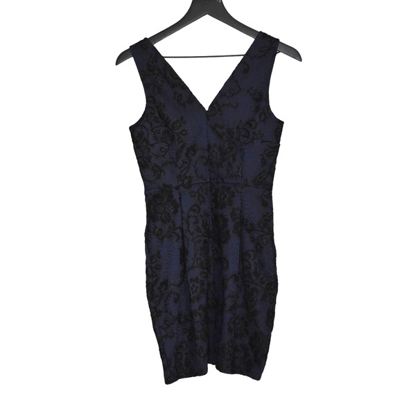 NWT Armani Exchange Navy Blue/Black Lace Dress Size S - Picture 2 of 5